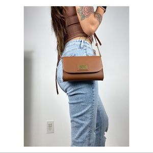 FRYE AND CO | Cognac Bonded Brown Cross body Bag